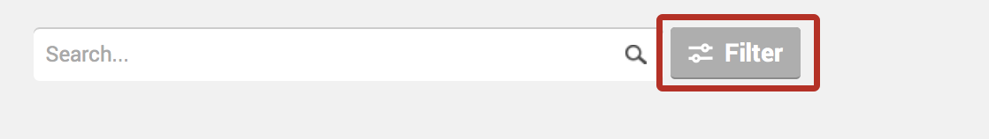 Search bar with a Filter button highlighted on the right side.